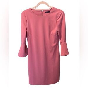 Tommy Hilfiger Pink Bell Sleeve Dress